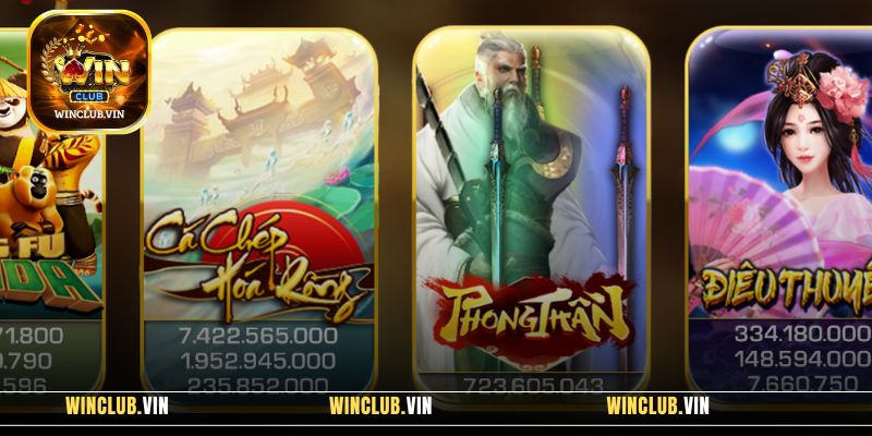 Ưu điểm thu hút sự chú ý người chơi của danh mục nổ hũ Winclub