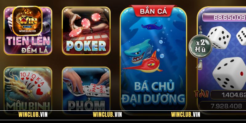 Thiên đường game bài đổi thưởng ăn khách tại Winclub